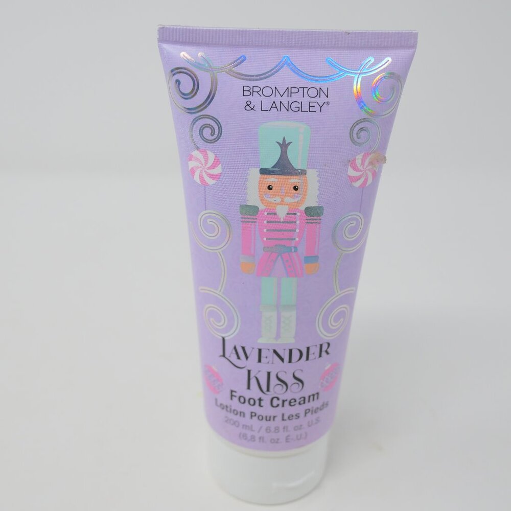 NEW Brompton & Langley Lavender Kiss Foot Cream Lotion 6.8 fl oz 200 ml